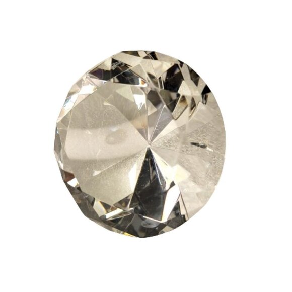 Crystal Diamond Shape Paperweight - Picture 4 of 12